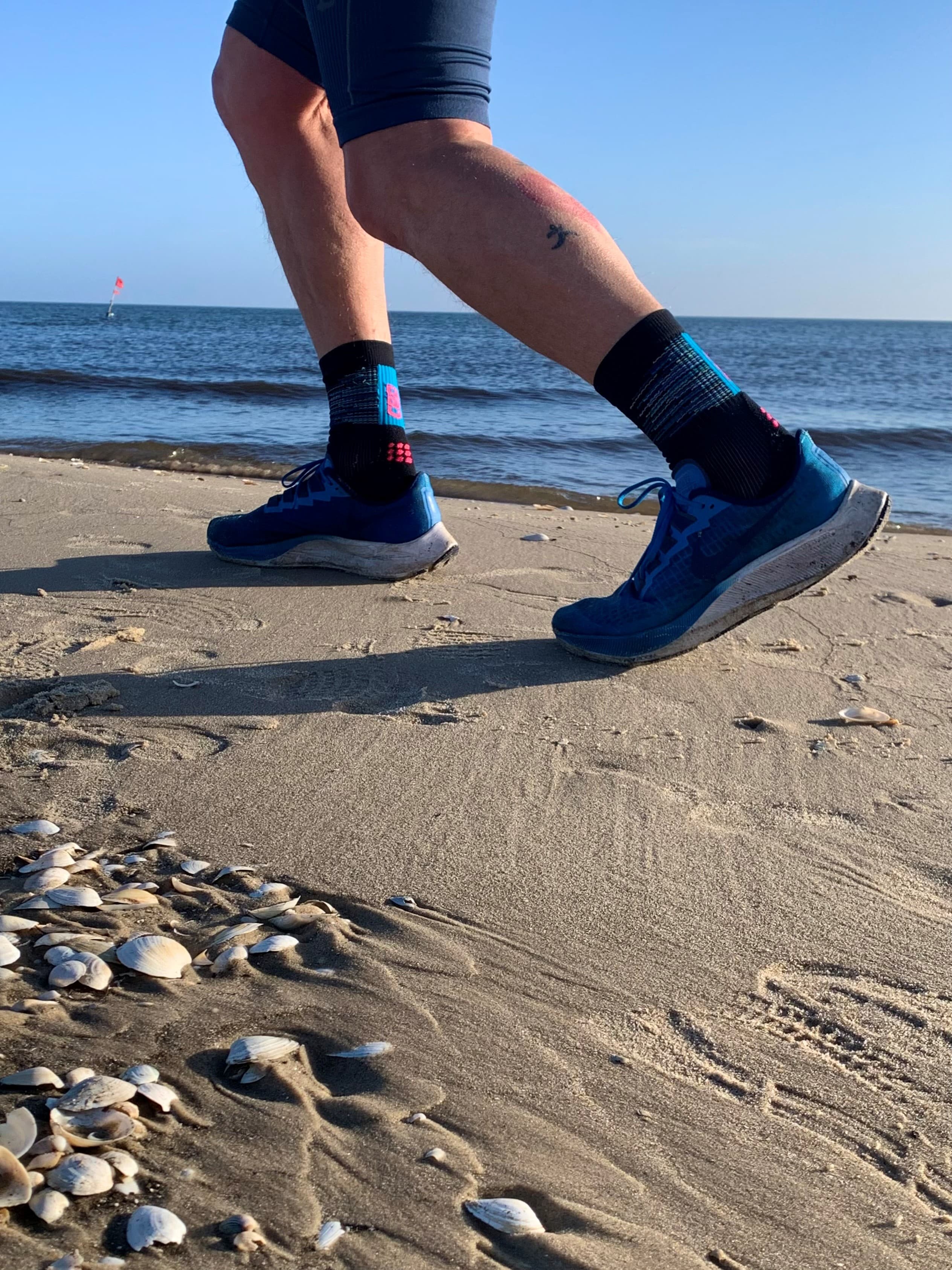 Laufen am Strand
