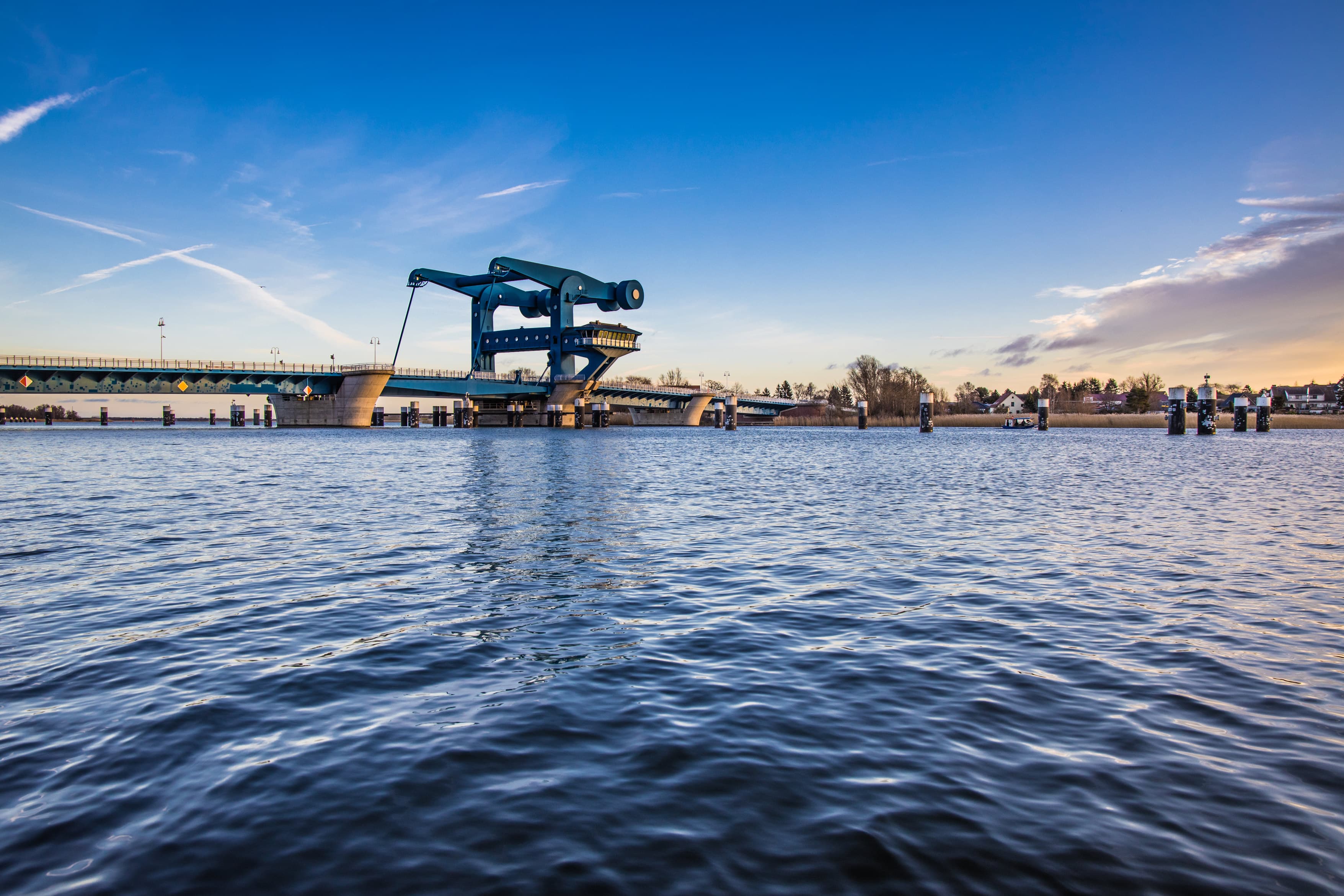 Blaue Peenebrücke in Wolgast