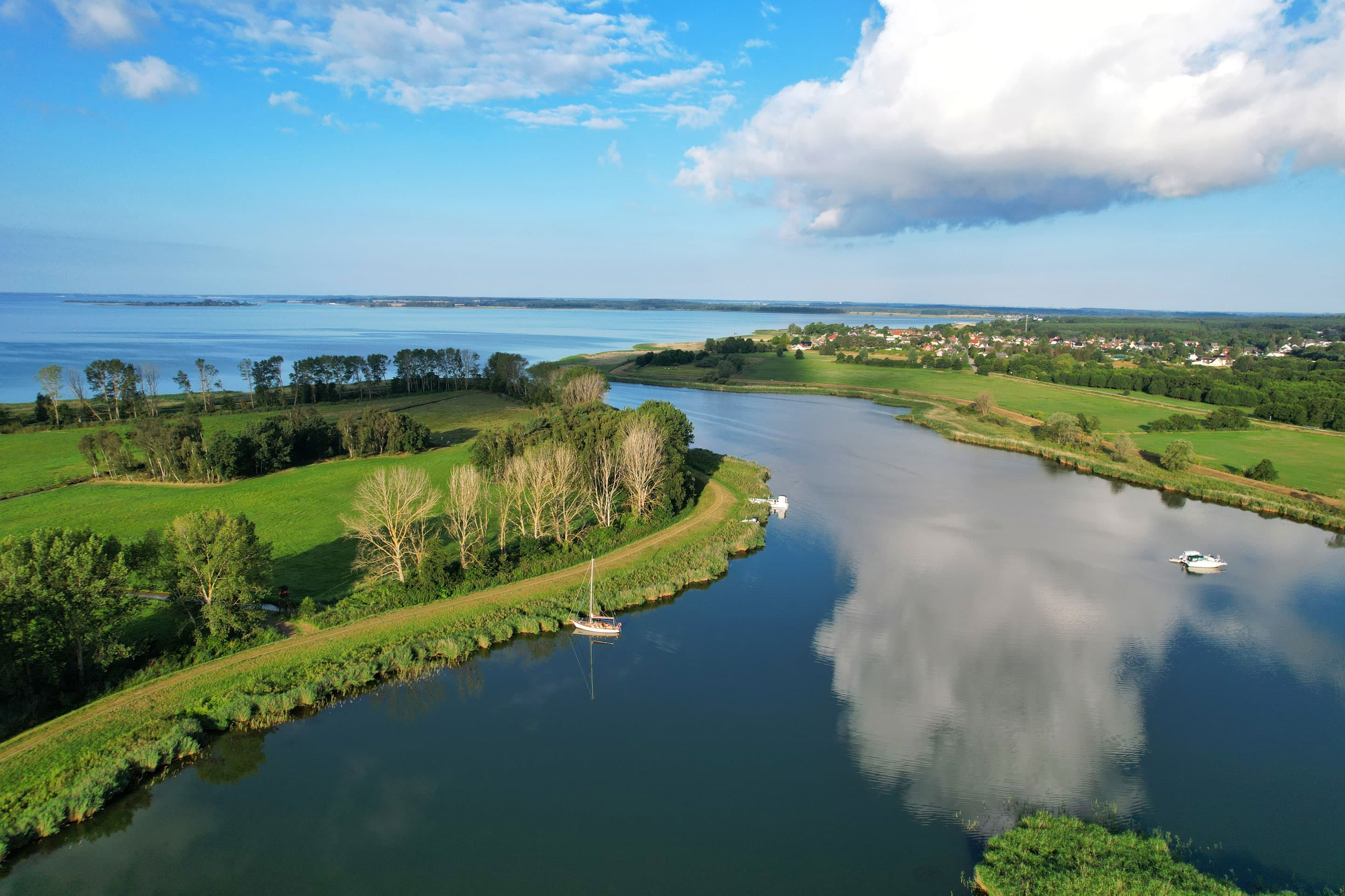 Das Achterwasser bei Koserow